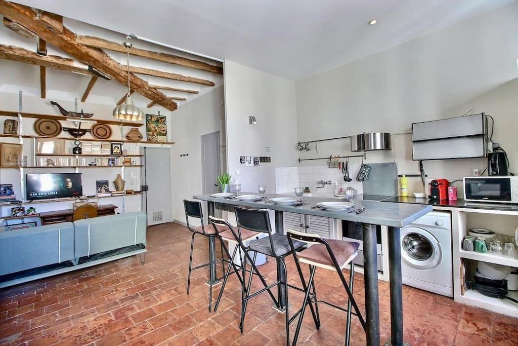 Sc Collection - Charme Et Authenticite Du Panier Apartment Marseille Luaran gambar