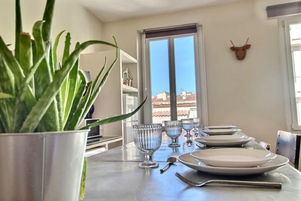 Sc Collection - Charme Et Authenticite Du Panier Apartment Marseille Luaran gambar
