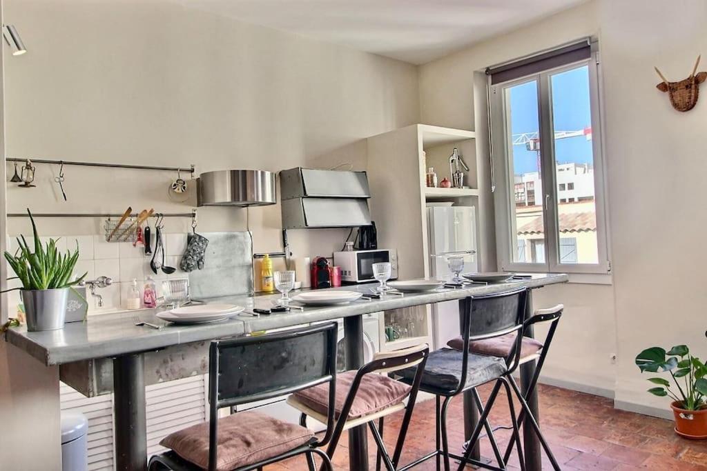 Sc Collection - Charme Et Authenticite Du Panier Apartment Marseille Luaran gambar