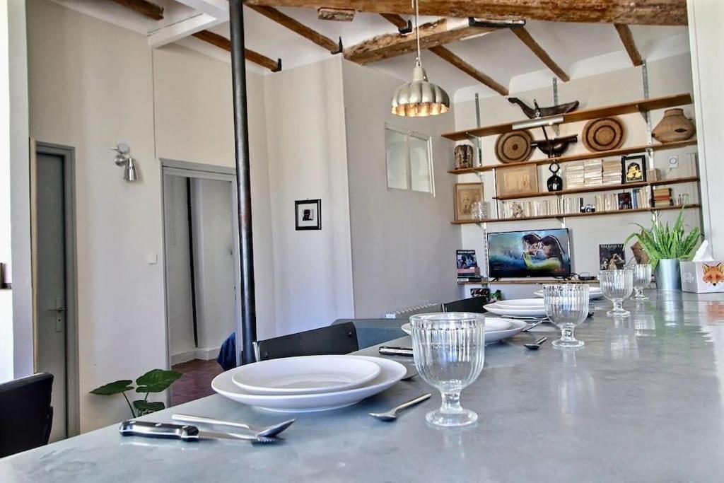 Sc Collection - Charme Et Authenticite Du Panier Apartment Marseille Luaran gambar